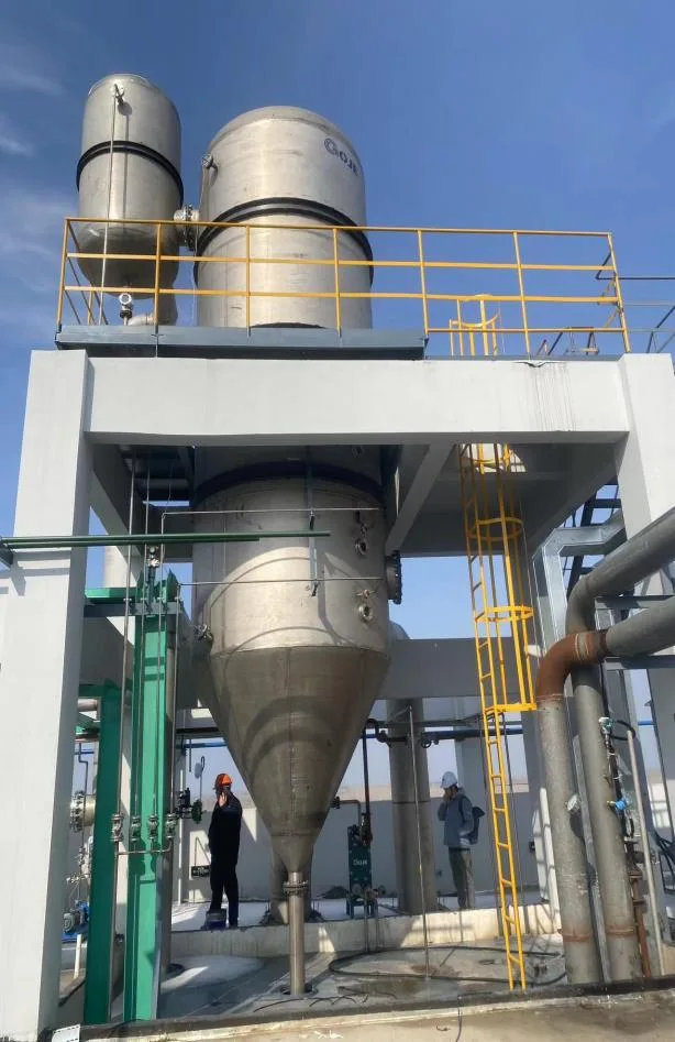 MVR forced circulation tubular evaporation system