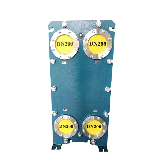 Wide channel plate heat exchanger