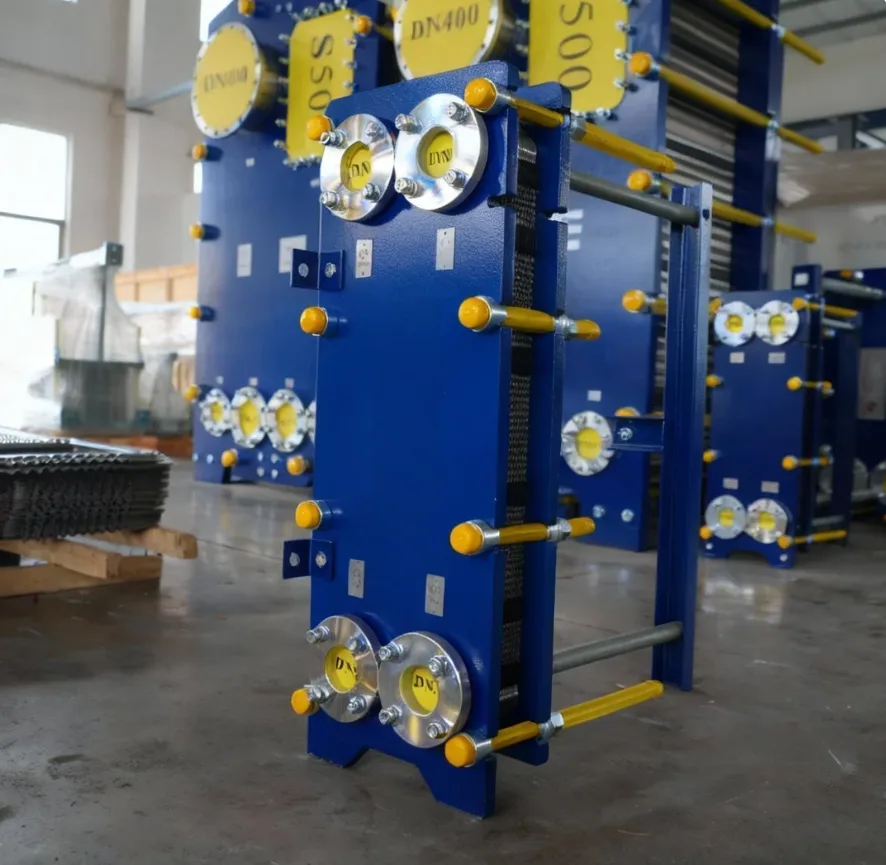 Removable plate heat exchanger