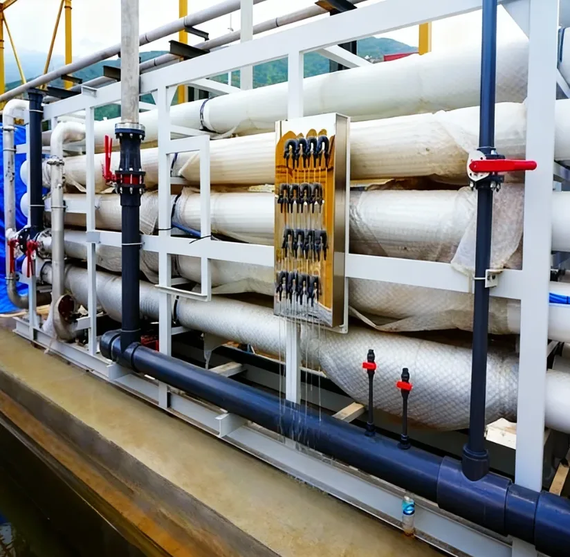 Seawater desalination (RO) wastewater treatment system