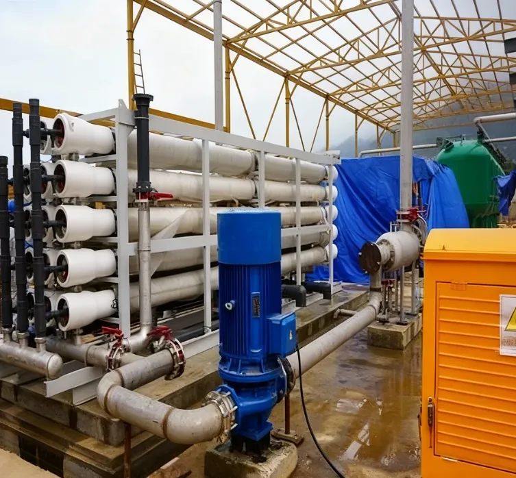 Seawater desalination (RO) wastewater treatment system